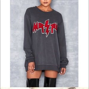 Mistress Rocks Oversized Pullover Dress